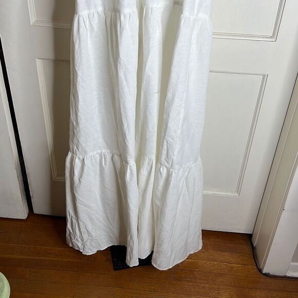 Princess Polly LINCOLN MAXI DRESS WHITE New Size 10 - Picture 5 of 11